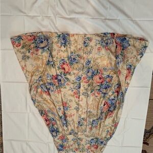 Floral Strapless Dress